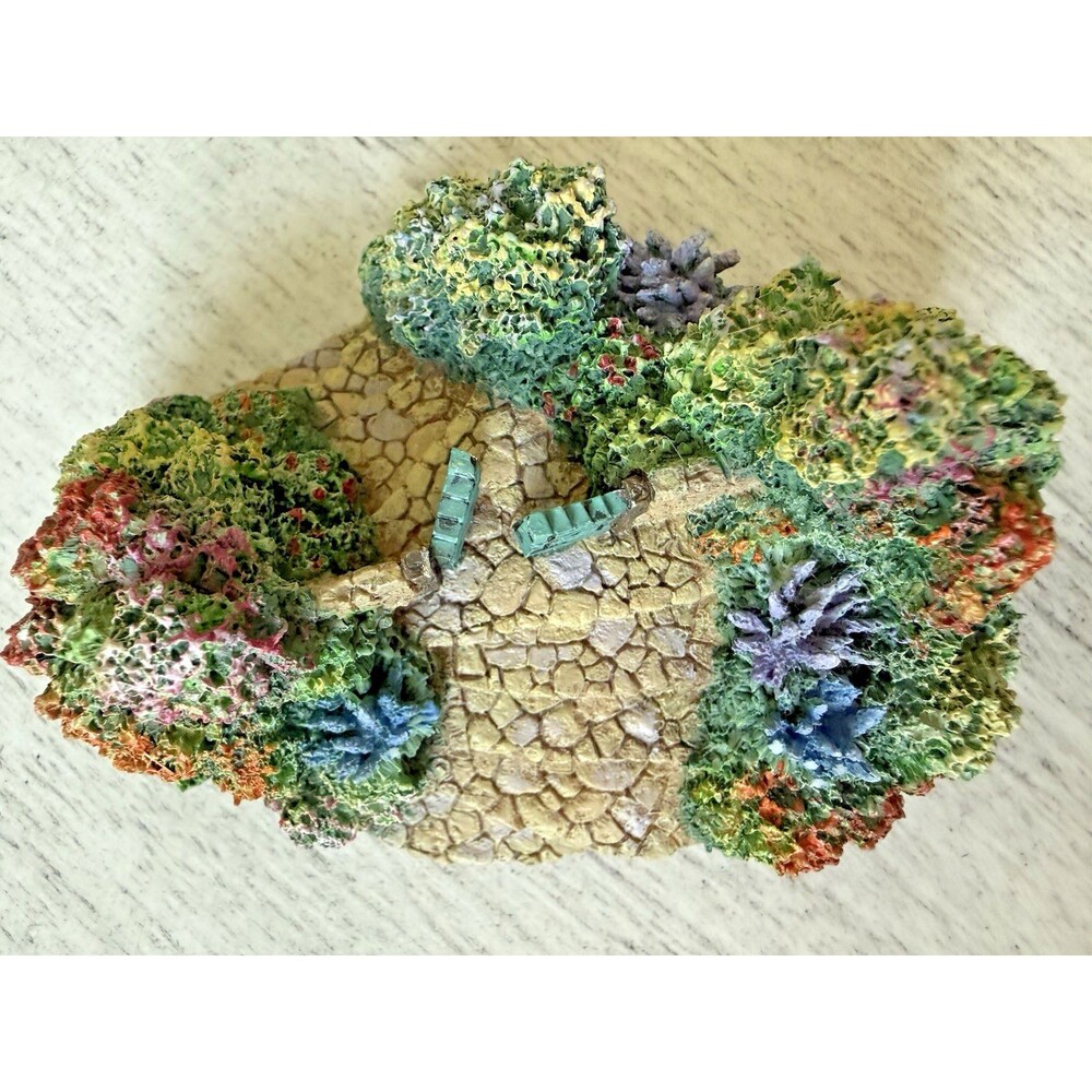 Hawthorne Thomas Kinkade The Garden Of Promise Sculpture 1997 Rare HTF - Picture 9 of 15